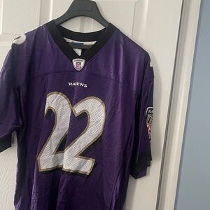 Reebok Purple Baltimore Ravens #22 Football Jersey
